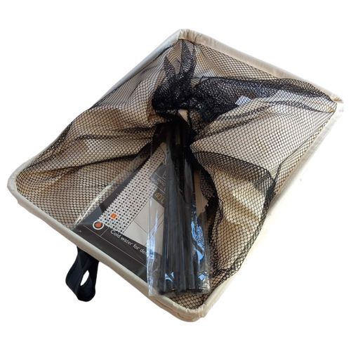 Kosz pojemnik na pranie składany na kółkach Beż na Arena.pl