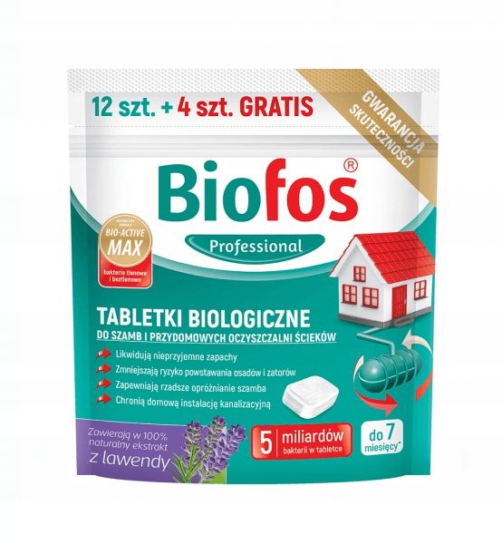 Tabletki biologiczne do szamba 12 + 4szt GRATIS zdjęcie 2