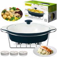 Podgrzewacz do potraw Maestro czarny 37,5 cm, 2,3 l