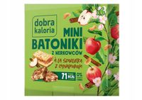DOBRA KALORIA - MINI BATONIKI - SZARLOTKA Z CYNAMONEM 102g . kartonik