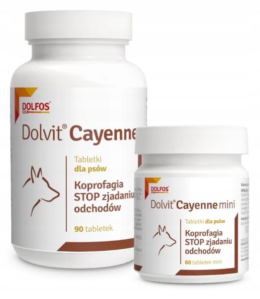 Dolfos Dolvit Cayenne 90 - STOP zjadaniu odchodów zdjęcie 1