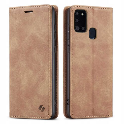 Spacecase Wallet Galaxy A21S Light Brown na Arena.pl