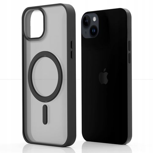 Etui Do Apple iPhone 14 Plus (Magsafe, Czarne Matowe, Wzmacniane) +Szkło 9h na Arena.pl