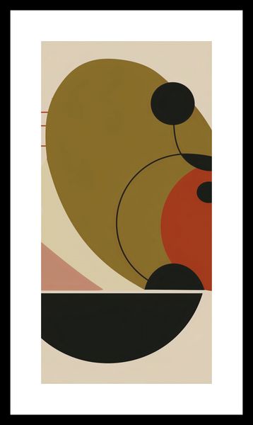 Plakat 50x100cm Geometryczny Balans zdjęcie 3