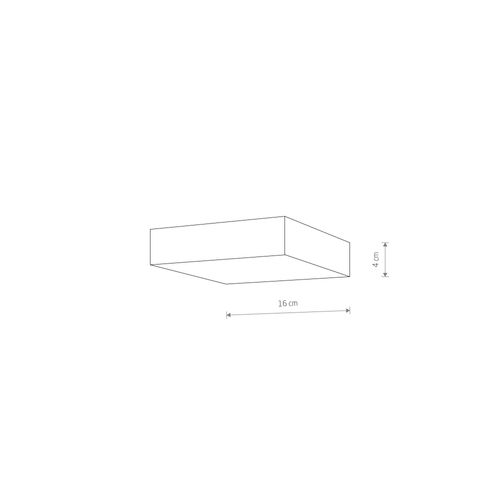 Plafon LID SQUARE LED 25W na Arena.pl