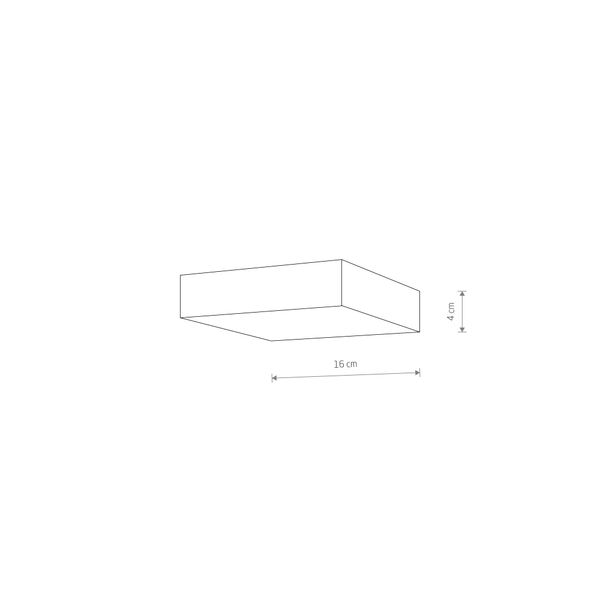 Plafon LID SQUARE LED 25W zdjęcie 5