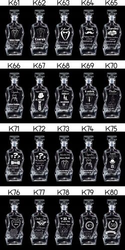 KARAFKA DO WHISKY Z GRAWEREM 6 SZKLANEK URODZINY PREZENT EMERYT WALENTYNKI na Arena.pl