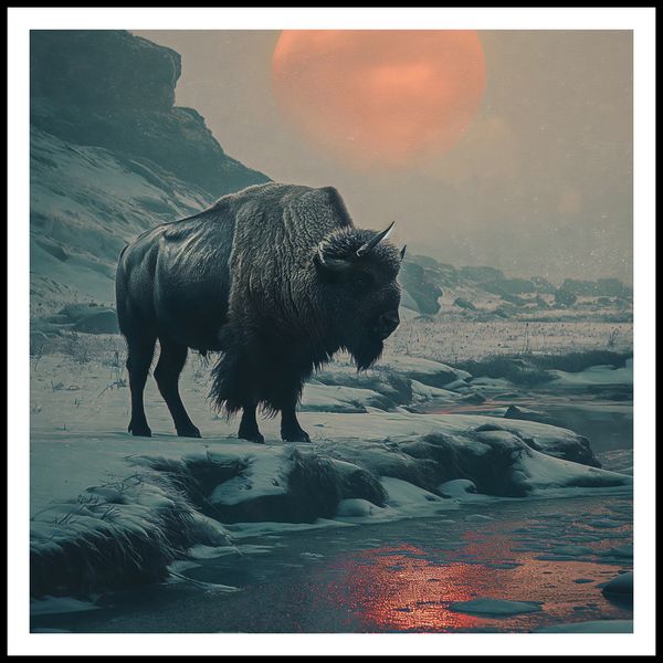 Plakat 80x80cm Żubrowy Monolit zdjęcie 3