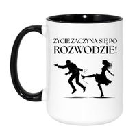 Duży Biało-Czarny 450 ml