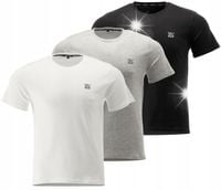 KOSZULKA YATO MĘSKA T-SHIRT BASIC ZESTAW BAWEŁNA 180g/m2 KOMPLET 3PAK r. M