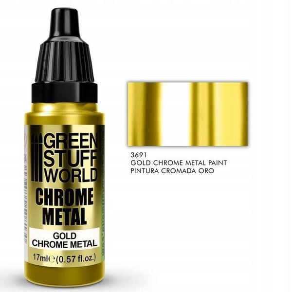 GSW 3691 Chrome Paint - GOLD 17ml zdjęcie 1
