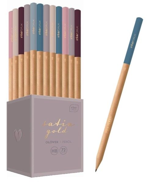 OŁÓWEK HB SATIN GOLD INTERDRUK zdjęcie 4
