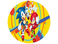 Opłatek na tort Sonic