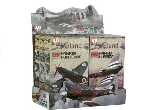 Samoloty Hawker Hurricane Modele Puzzle 4D 1:48 na Arena.pl
