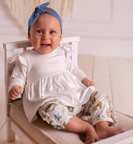 Body z sukienką ecru falbanka 86 na Arena.pl