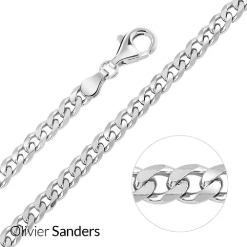 SREBRNY NASZYJNIK MĘSKI ŁAŃCUSZEK PANCERKA SREBRO PREZENT DLA TATY CHŁOPAKA na Arena.pl