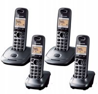 TELEFON DECT PANASONIC KX-TG 2512 2511 4 SŁUCHAWKI
