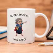 Kubek Super Babcia z imieniem
