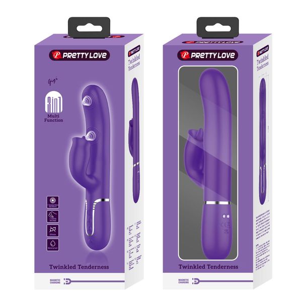 Pretty Love - Gigi Dark Purple, 7 Thumping Functions 7 Licking Modes zdjęcie 12