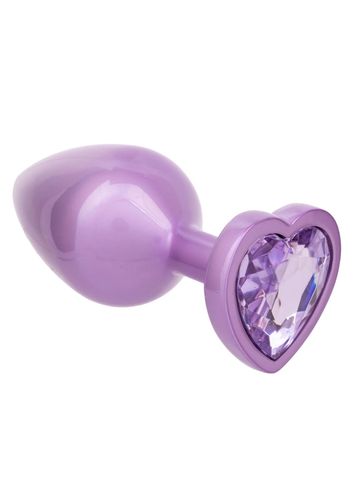 diamond heart plug large purple na Arena.pl