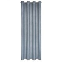 Zasłona EUROFIRANY Darcy 140 x 250 cm Granatowo-srebrny