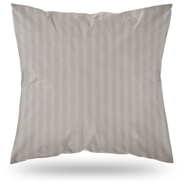 Poszewka Na Poduszkę 40X40 Bawełna Adamaszek - Beżowa zdjęcie 1