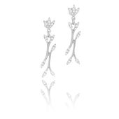 kolczyki z kryształkami z kolekcji wedding dream (p8790ag)