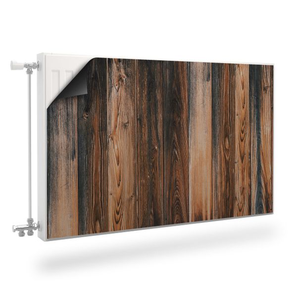 Osłona MAGNETYCZNA Na Grzejnik Pionowe Rustykalne Deski 80cm x 60cm zdjęcie 1