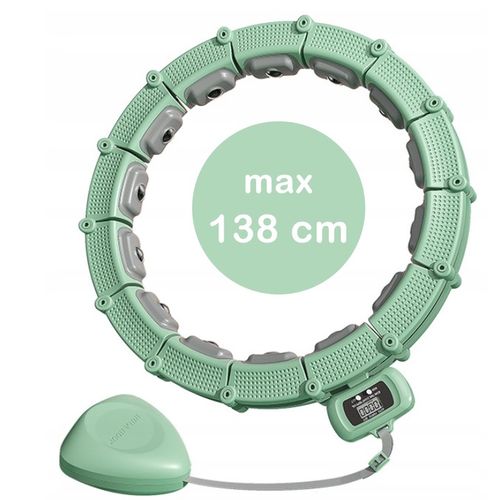 KOŁO HULA HOOP SMART MODUŁOWY MASAŻER CIAŁA Z WYPUSTKAMI I LICZNIKIEM LCD na Arena.pl