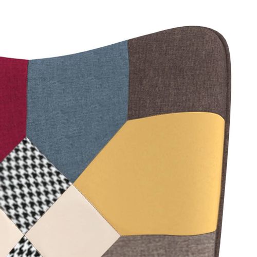 Fotel patchwork obity tkaniną VidaXL na Arena.pl