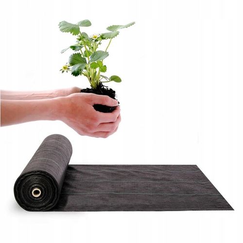 NAJMOCNIEJSZA AGROTKANINA ANTYCHWASTOWA 90g 1,1x50m UV3% AGROWŁÓKNINA na Arena.pl