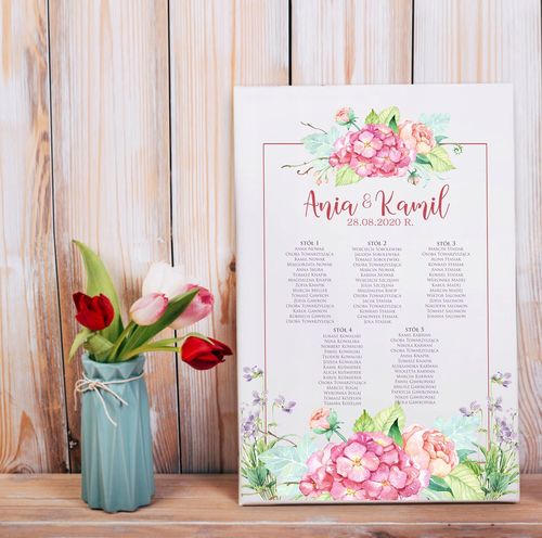 HYMN O MIŁOŚCI tabliczki 16 szt 20x30cm weselne na Arena.pl