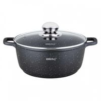 kinghoff garnek marmurowy 22cm kh-1594 3,3l
