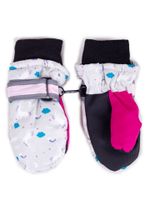 Rękawiczki narciarskie dziewczęce jednopalczaste jednorożce 10 YOCLUB