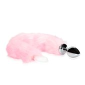 light up fox tail with metal butt plug