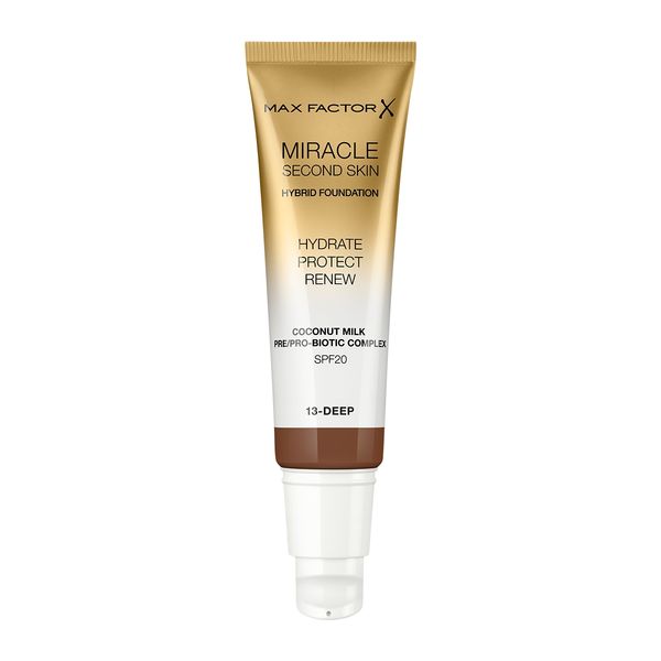 Max Factor Miracle Second Skin Podkład Do Twarzy - 013 Deep - 30Ml zdjęcie 3