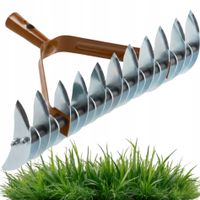 Wertykulator ręczny aerator do trawnika 45 cm na kółkach GREENMILL