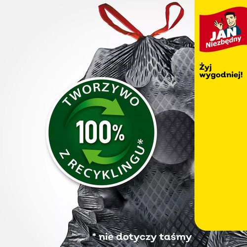 jan niezbędny worki ld magnum flex taśma 60l 10szt. - 1 op. na Arena.pl