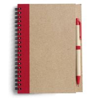 Notatnik ok. A5 z biodegradowalnym długopisem