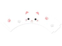 Papilotki na babeczki Słodki Kotek, 6 szt.