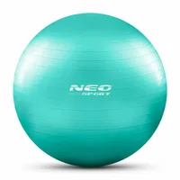 piłka gimnastyczna dmuchana 65cm Neo Sport turkusowy