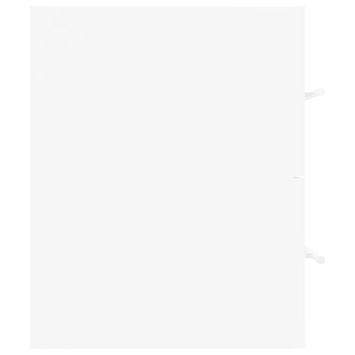 Szafka z wbudowaną umywalką, biała, płyta wiórowa na Arena.pl