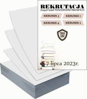 Ulotki A4 reklamowe firmowe 1000szt wiele różnych wzorów REKRUTACJA