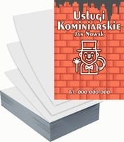 Ulotki A4 reklamowe firmowe 100szt dużo różnych wzorów USŁUGI KOMINIARSKIE