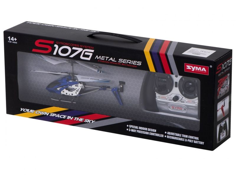 Helikopter RC SYMA S107G niebieski zdjęcie 11
