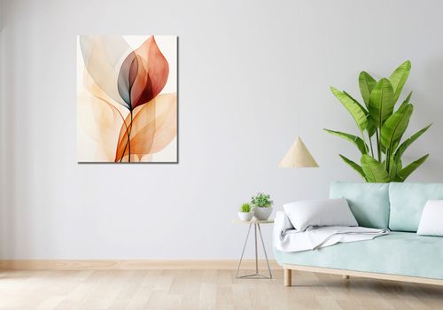 Obraz 70x90cm Eteryczne Liście na Arena.pl