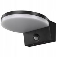Lampa LED zewnętrzna IP65 ścienna 15W z czujnikiem ruchu zmierzchu kinkiet