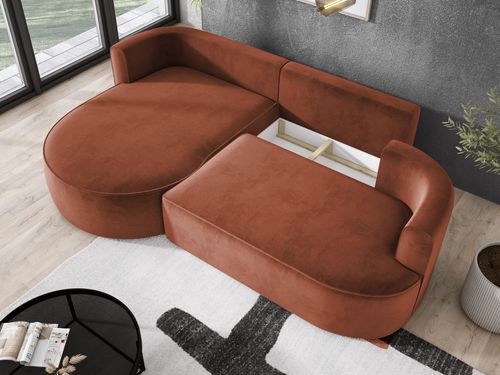 Narożnik FIORE z Mechanizmem Rozkładania Funkcja Spania Prawy SALVADOR 7 na Arena.pl