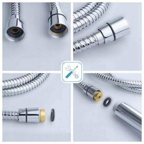 DŁUGI Wąż prysznicowy WYTRZYMAŁY bezskrętny 2m LARK-SOHO-2.200 na Arena.pl