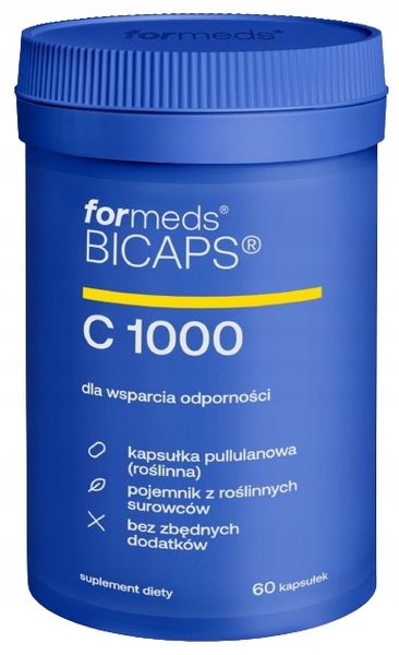 FORMEDS BICAPS WITAMINA C 1000mg CZYSTA 60kap zdjęcie 1
